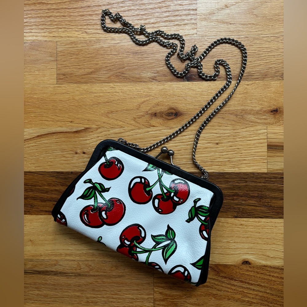 Cherry clutch bag